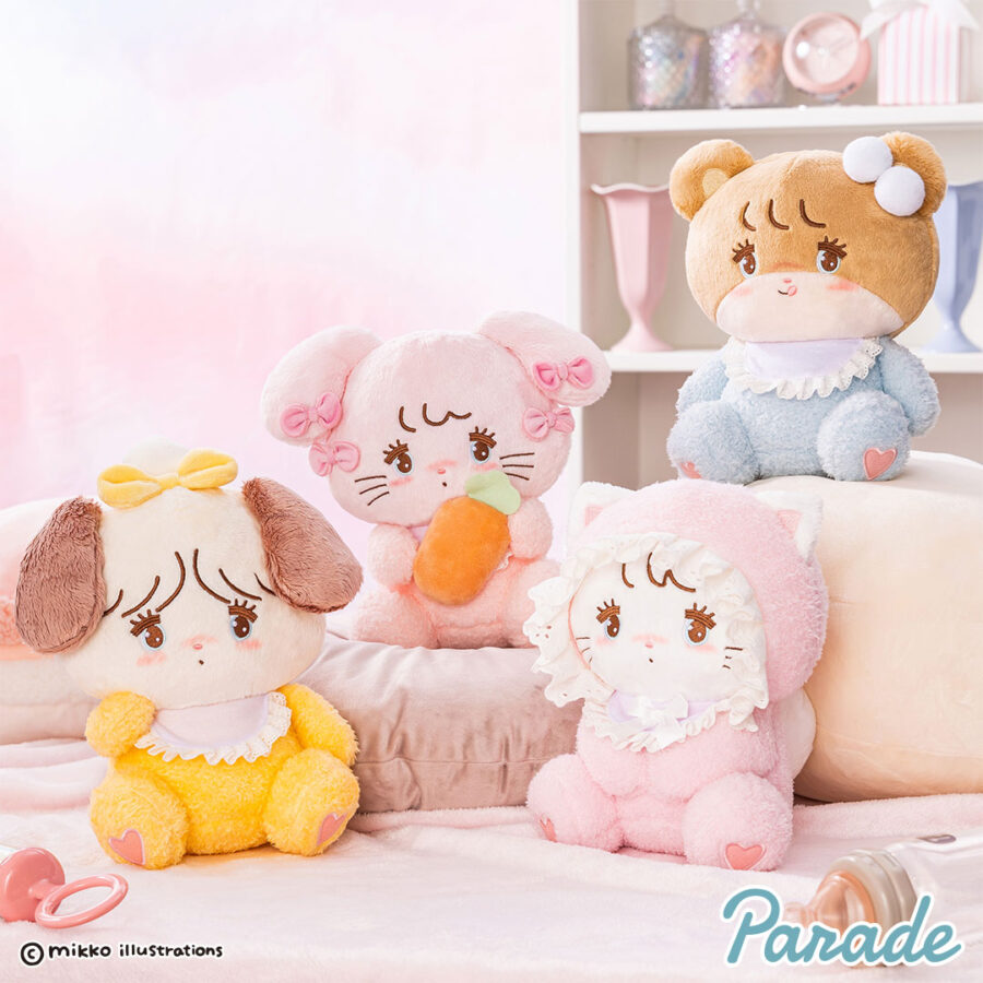 mikko characters ふわふわBABYぬいぐるみ