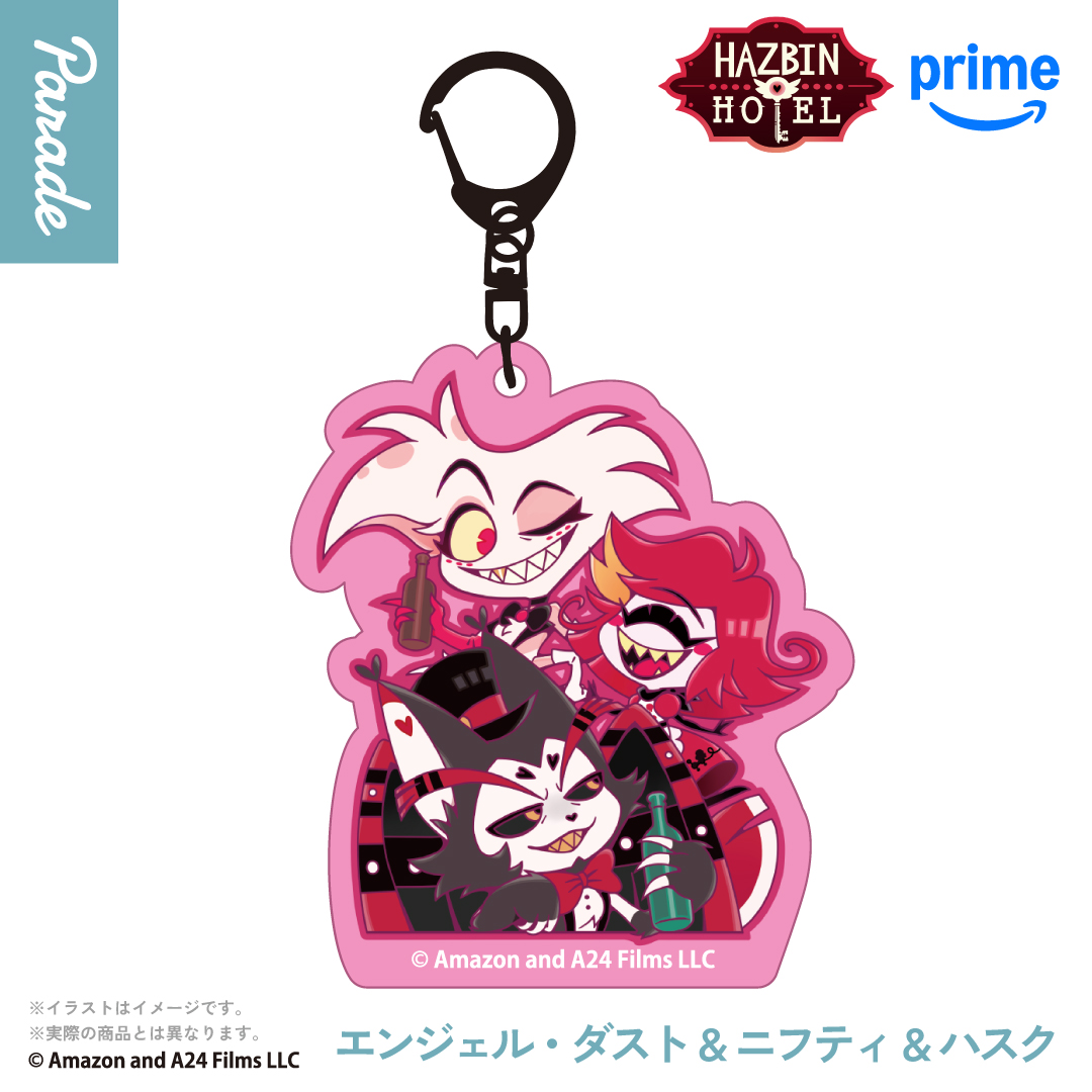 ♡*♡様 ハズビンホテル 缶バッジ アクリルキーホルダー エンジェル