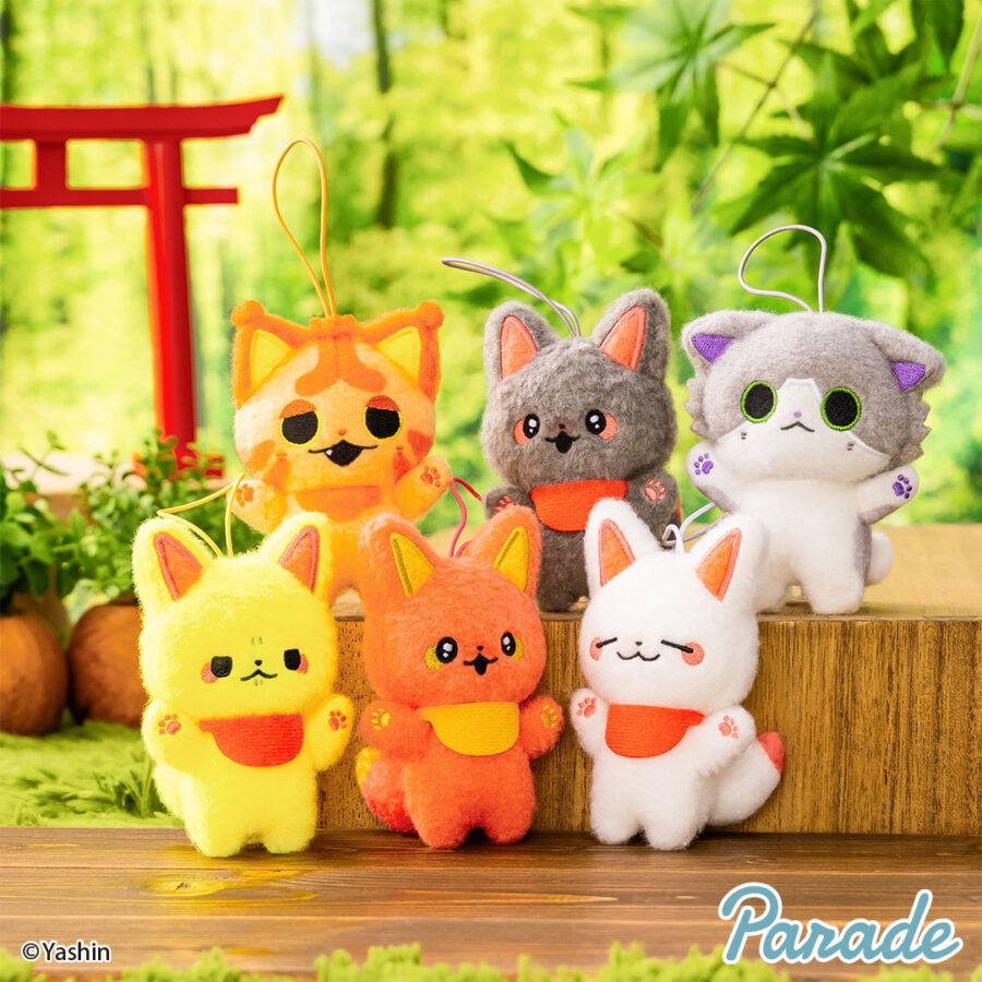 かみさまキツネとサラリーマン しーぷわマスコット