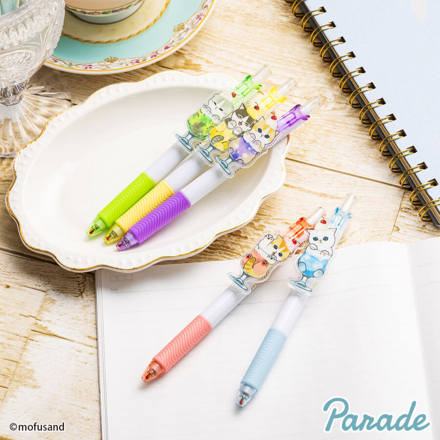 mofusand クリームソーダにゃんボールペン