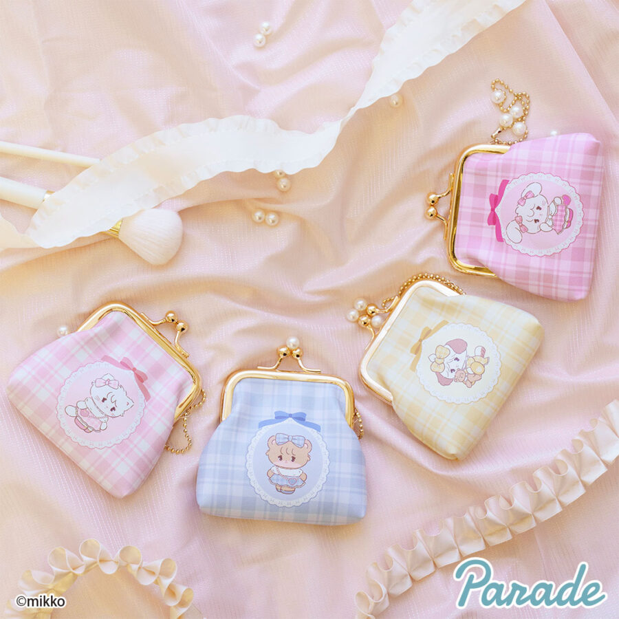 Lil ala mode おそろい♡チェックがまぐちポーチ～GiGOグループのお店限定～